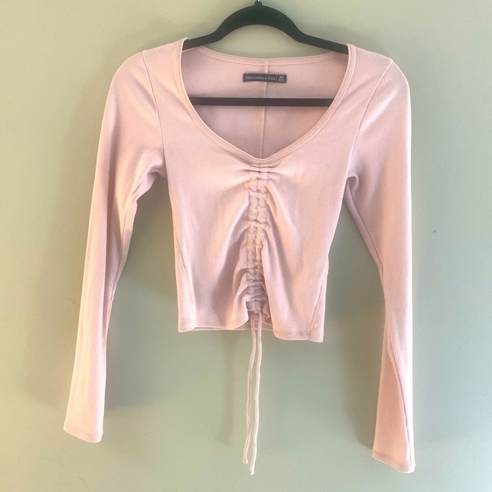 Abercrombie & Fitch XS  peach/pink Top